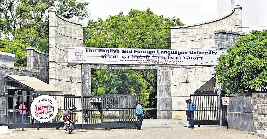 The English and Foreign Languages University Hyderabad, Telangana Courses, Entrance Exams